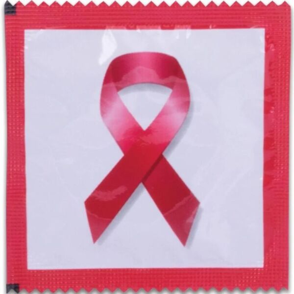 Pasante Red Ribbon -kondomit, 144 kpl, pakattu Red Ribbon -kuvioituihin arkkeihin