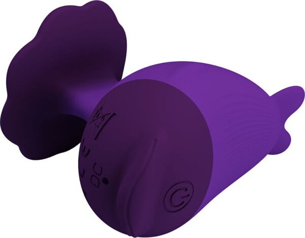 Violetti silikoninen Pretty Love Dolphin -minivibraattori