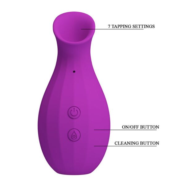 Pretty Love Magic Bottle -klitoriksen imulaite, violetti ja pullonmuotoinen