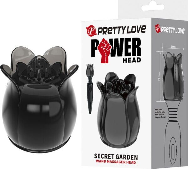 Pretty Love Secret Garden -vaihtopää PowerWand-hierontasauvaan