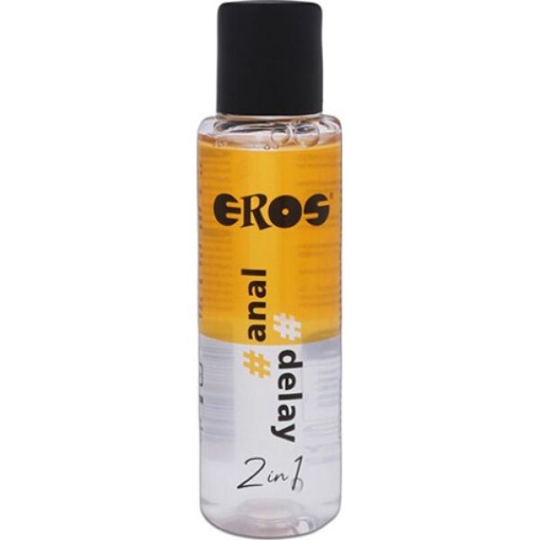 Eros 2 en 1 Anal Delay -anaaliliukuvoiteen 100 ml:n pullo