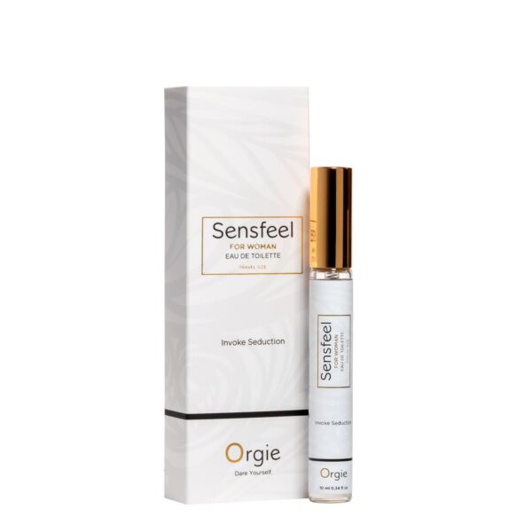 Orgie Sensfeel For Woman 10 ml -tuoksupullo suihkepäällä