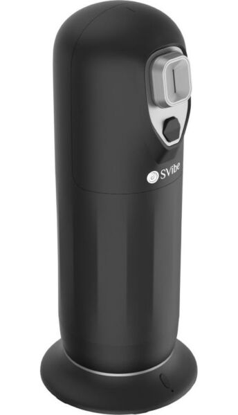 Automaattinen Svibe Ikon JET -masturbaattori, jossa on lämmitettävä jalusta ja vaihdettava holkki