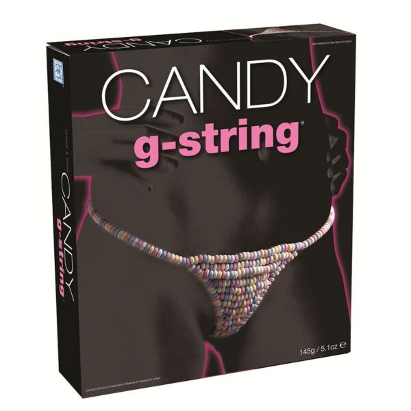 Spencer & Fleetwood Candy G-String -syötävät stringit värikkäistä karkkihelmistä