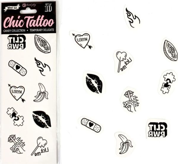Secret Play Candy Collection -siirtotatuointisetti
