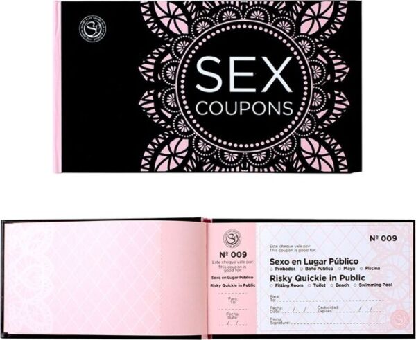 Eroottiset kupongit Secret Play Sex Coupons, 50 kuponkia