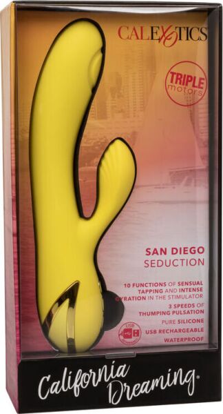 CalExotics California Dreaming San Diego Seduction -G-pistevibraattori ja sen klitoriskiihotin