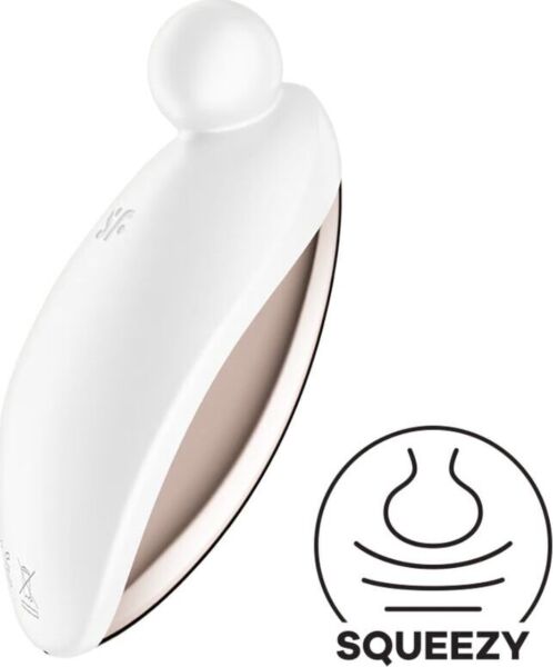 Satisfyer Spot On 2 -lay-on-vibraattori ja sen pyöreä silikonikärki