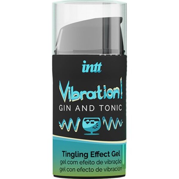 INTT Vibration -kiihotusgeeli, 15 ml:n pakkaus annostelijalla
