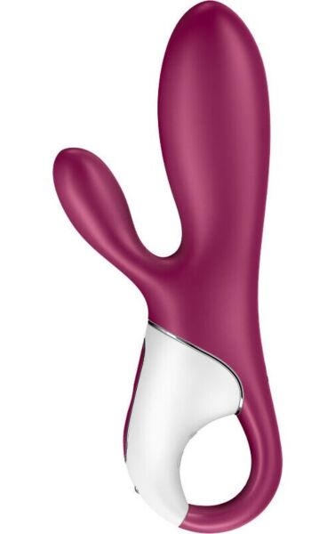 Rabbit-vibraattori Satisfyer Hot Bunny punaviolettina