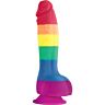 Dildo Loviux PRIDE LGBT 15 cm imukupilla ja pehmeällä pinnalla