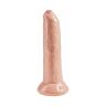 Dildo King Cock UNCT NATURAL 23 CM liikkuvalla prepusiin
