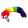 Butt Plug Furry Fantasy Rainbow Tail 45 cm