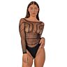 Lace by LJ Koko one size long sleeved bodysuit