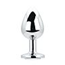 Buttplug Toosh Metal Large jalokivipohjalla Plata