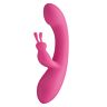 Vibraattori S Pleasures Velvet Love Bunny kaksoisstimulaatiolla