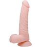 Dildo Baile 18.8 cm venttiilillä ja valjaat