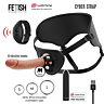 Valjaat Fetish Submissive Cyberstrap dildo ja kaukosäädin