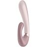 Vibraattori Satisfyer Heat Wave kaksoisstimulaatiolla