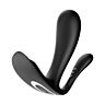 Vibraattori Satisfyer Black Stealth - Ergoninen ja sovelluskontrolli