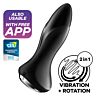 Vibraattori Satisfyer Rotator Plug 1+ kaksimoottorilla