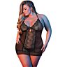 Yöpaita Loviux CHEMISE & G-SET BLACK L/XL
