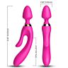 Vibraattori ARMONY - MASSAGER RABBIT FUCHSIA