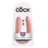 Dildo KING COCK U-Muotoilulla 13.9 cm