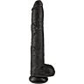 Dildo KING COCK 30.5 cm | Realistinen kokemuksen