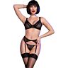 Lingerie Chilirose CR 4692 Setti ja Cabaret Sukat