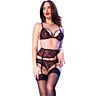 Lingerie Chilirose CR 4883 neljän osan setti