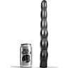 Dildo ALL BLACK 32 cm joustava muotoilu