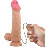 Realistinen dildo liukuvalla iholla ja kaukosäätimellä Pretty Love Sliding Skin