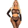 Lingerie LEG AVENUE Top ja Leggingsit kimalteilla