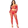 Lingerie Leg Avenue Crop Top ja Sukat