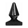 Plug anal All Black 18,5 CM mukavalla muodolla