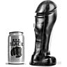 Dildo ALL BLACK 22 CM Leveä kärki