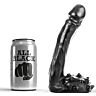 Dildo Loviux ALL BLACK 19 cm realistinen muotoilu