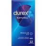 Kondomi Durex Natural Plus 12 kpl easy on muoto