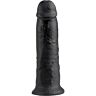Dildo KING COCK - Musta 25 cm