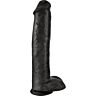 Dildo KING COCK 38 CM Realistinen muotoilulla
