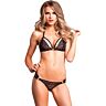 Alusvaatteet Leg Avenue Cage Strap Bikini Top & Panty
