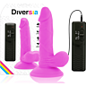 Dildo Diversia 17 cm joustavalla värinällä