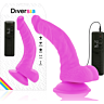 Dildo Diversia 21.5 cm voimakkaalla värinällä