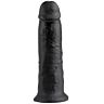 Dildo KING COCK Musta 25 cm