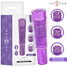 Vibraattori INTENSE FUN TOYS KURT MINI violetti neljällä vaihtopäällä