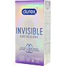 Kondomi Durex Invisible Extra Liukuvoiteella 12 kpl