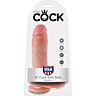 Dildo King Cock 8 testikuluilla ja realistisella tuntumalla