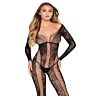 Bodystocking LEG AVENUE 89369 | Pitsejä ja verkkokankaita