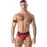Jock-alushousut LOCKER GEAR SPORT MESH JOCK BRIEF RED XL
